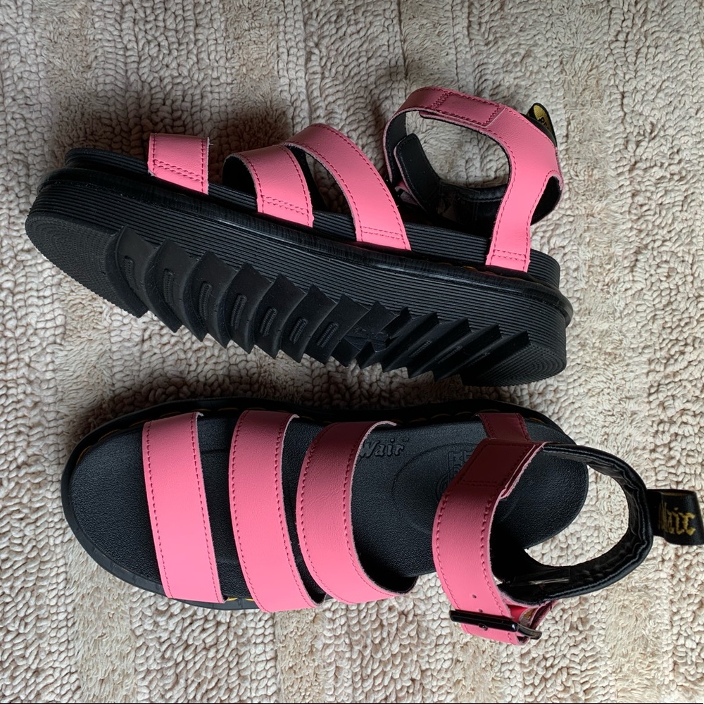 SOLD! Dr. Martens Blaire Sandals Size 8 Pink Lemon